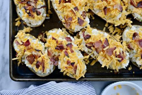 Фаршированный запечённый картофель. 04