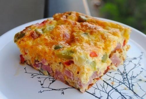 Омлет по - денверски, запеченный в духовке?