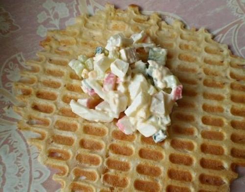 Вафельные трубочки с начинкой. 05