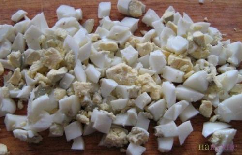 Крабовый салат с апельсинами. 03