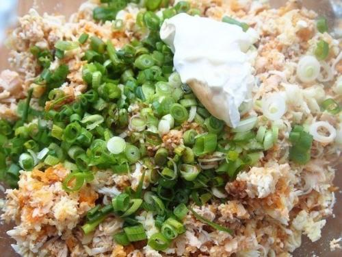 Салатные шарики А-ля Мимоза. 04