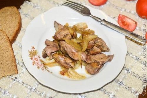 Куриная печень в духовке. 06