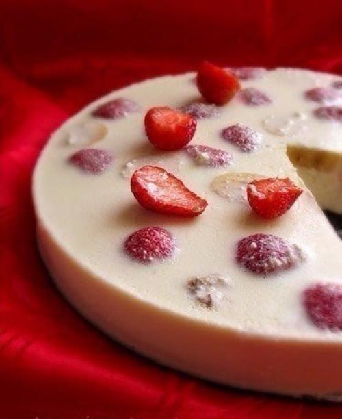 Творожно - фруктовый десерт (вкусно и легко). 01
