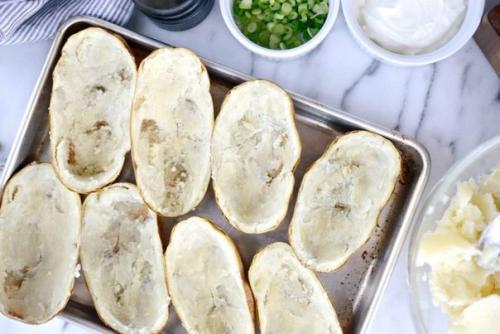 Фаршированный запечённый картофель. 01