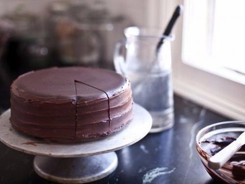 Двухслойный чизкейк с желе в шоколадной глазури. 06