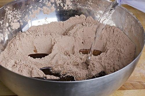 Быстрые шоколадные кексы без яиц. 05