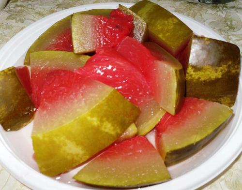 Арбуз в банке или маринованный арбуз: 

