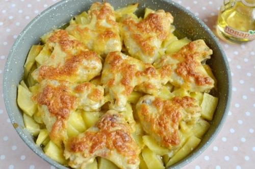 Куриные крылышки с сыром. 02