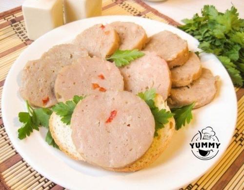 Домашняя вареная колбаса в КРУЖКЕ. 08