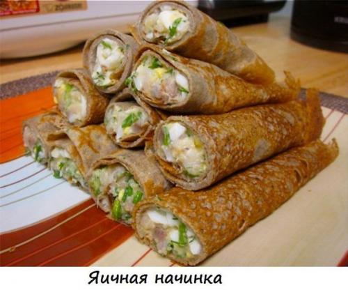 Топ - 11 самых аппетитных начинок для блинчиков. 01
