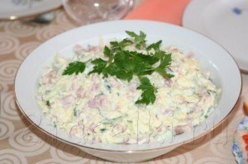 Салат Неженка.  Ингредиенты: 04