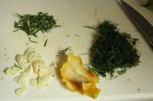 Маринованные шампиньоны.  Ингредиенты: 02