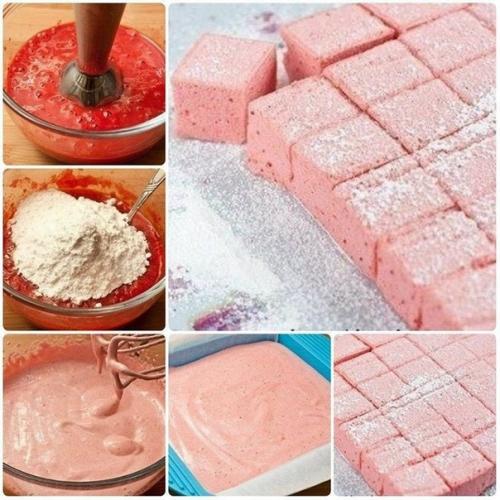 Клубничный Рахат-лукум. Ингредиенты: Клубничный Рахат-лукум. Ингредиенты: