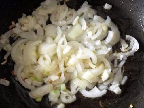 Куриная печень с грибами. 01