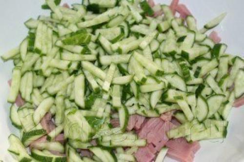 Салат Неженка.  Ингредиенты: 01