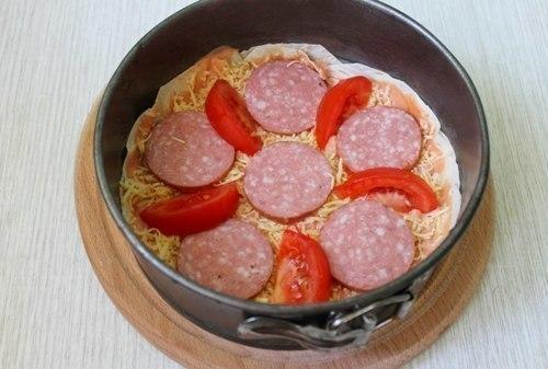 Эконом пицца на лаваше - быстро и очень вкусно! 06 Эконом пицца на лаваше - быстро и очень вкусно! 06