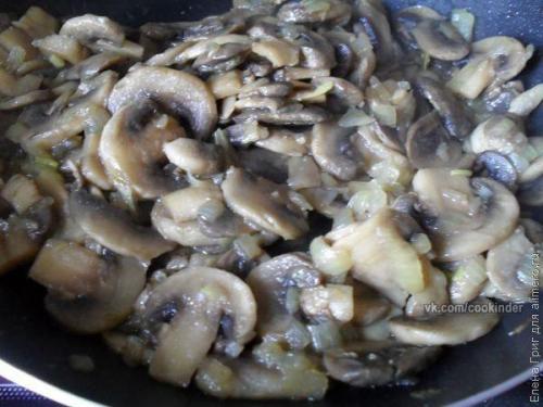 Запеканка картофельная с грибами. 01