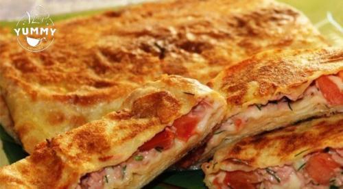 Запеканка в лаваше. 04