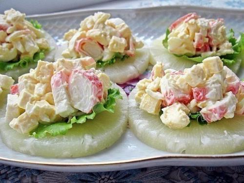 Ананасовая закуска.  Ингредиенты: