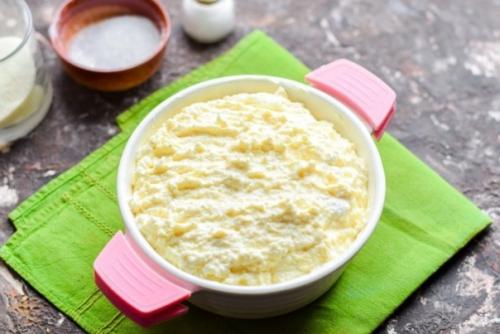 Творожная запеканка на одну порцию. 01 Творожная запеканка на одну порцию. 01