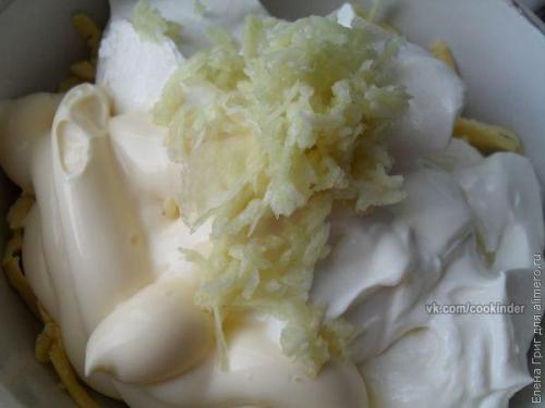 Запеканка картофельная с грибами. 03