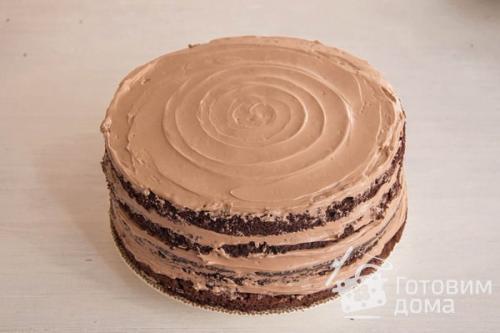 Шоколадный торт с нутеллой. 06 Шоколадный торт с нутеллой. 06