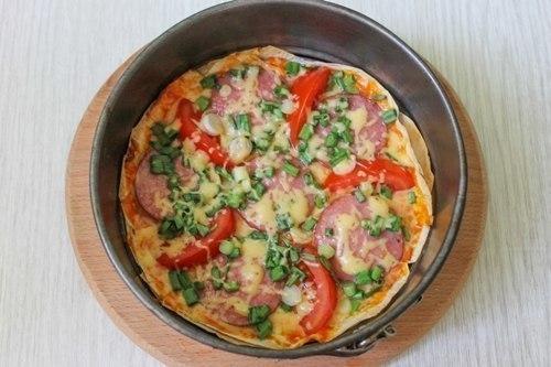 Эконом пицца на лаваше - быстро и очень вкусно! 08 Эконом пицца на лаваше - быстро и очень вкусно! 08