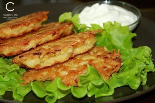 Драники с сыром.