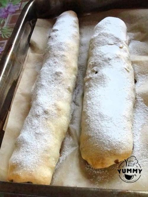 Яблочный штрудель.  Ингредиенты: 05