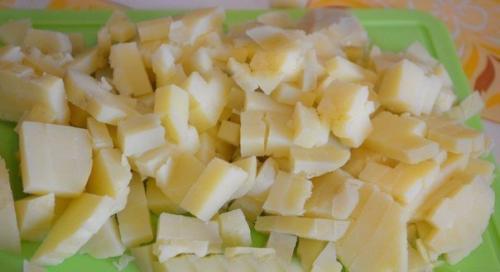 Сaлат с копченой курицeй. 01