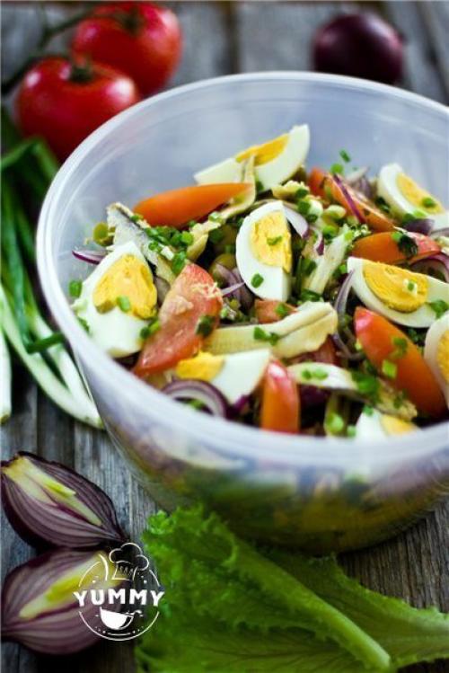 Салат Нисуаз.  Вам потребуется: