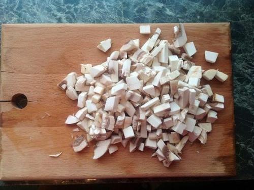 Жюльен с курицей и грибами. 01