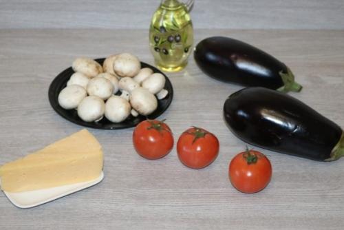 Запеканка с грибами и баклажанами. 01 Запеканка с грибами и баклажанами. 01