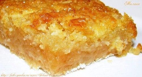 Яблочный пирог оригинальный (без теста).

