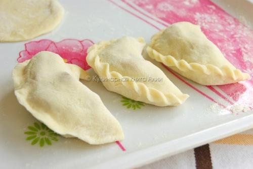 Вареники с клубникой. 06