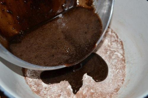 Творожный пирог шоколадно. 03