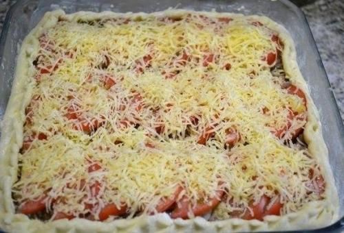 Открытый мясной пирог. 06