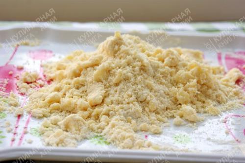 Песочные конвертики с орехами. 01