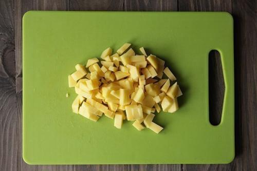 Сырный суп с креветками. 03