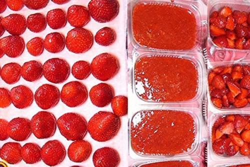 Замораживание клубники - 3 способа.