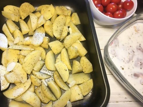 Курица в кефире. 02