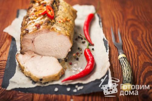 Свиная корейка в духовке. 04