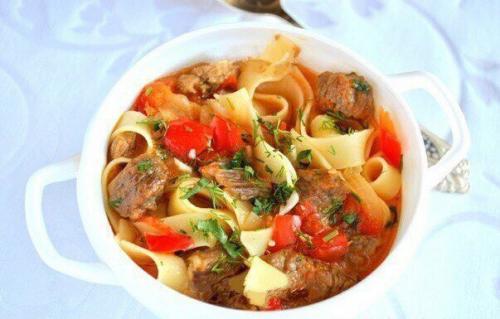 Вкуснейший лагман.  Ингредиенты: