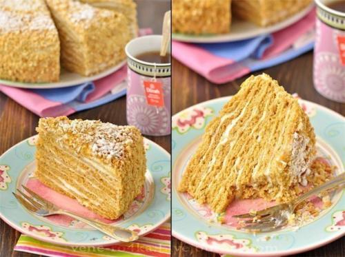 Польский медовик.  Что нужно: