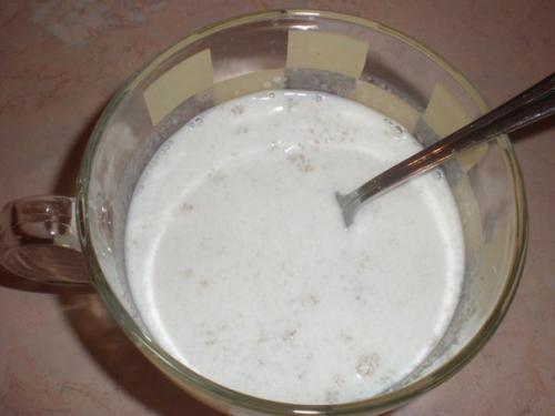 Творожный десерт с бананом. 01