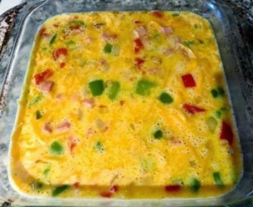 Омлет по - денверски. 06