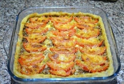 Открытый мясной пирог. 04 Открытый мясной пирог. 04