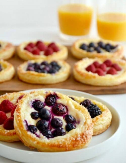 Быстрые тарталетки с творогом и ягодами. 01 Быстрые тарталетки с творогом и ягодами. 01