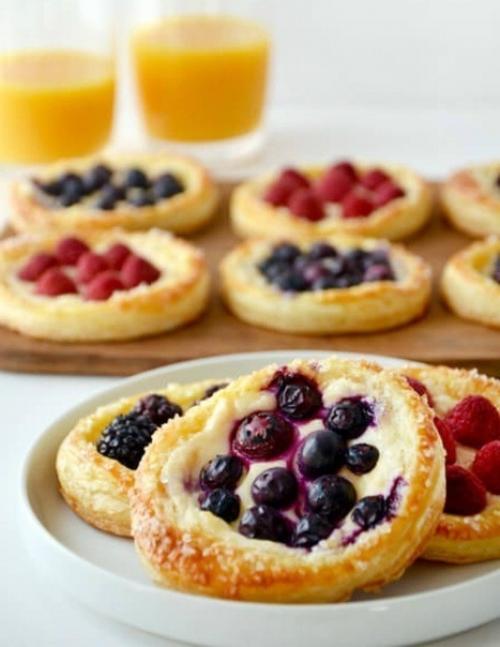 Быстрые тарталетки с творогом и ягодами. 04 Быстрые тарталетки с творогом и ягодами. 04