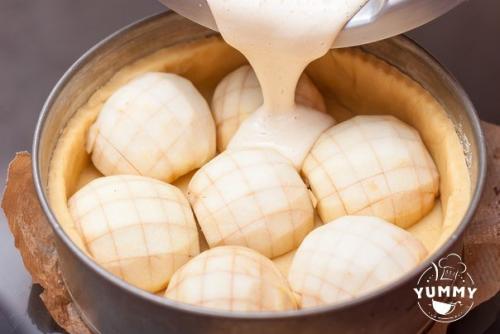 Яблочный пирог с заливкой. Яблочный пирог с вкуснейшей заливкой.